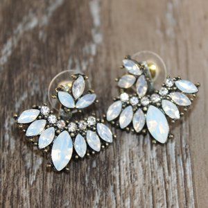 BaubleBar Petal Power Mariposa Ear Jacket Earrings Iridescent - Rare
